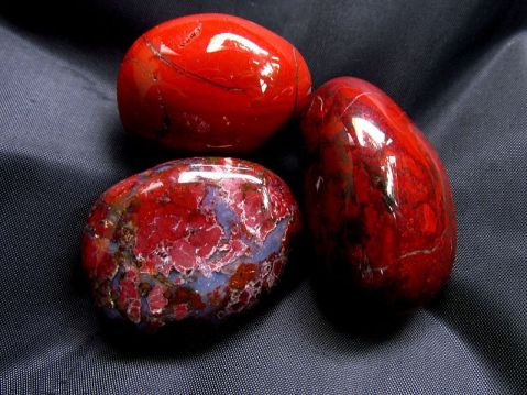 Red stones