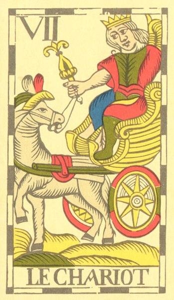 The chariot Major arcana card