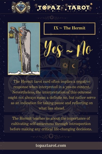 The Hermit Yes or No