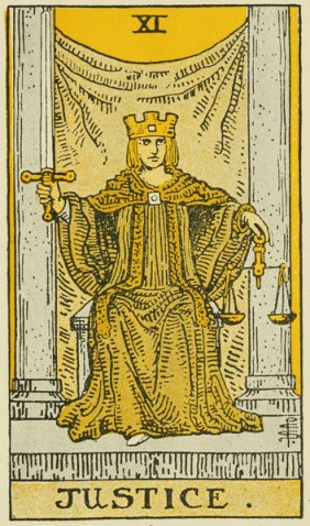 Justice Tarot card