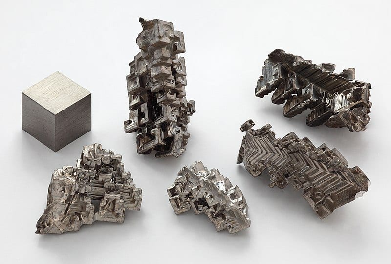 Bismuth crystals