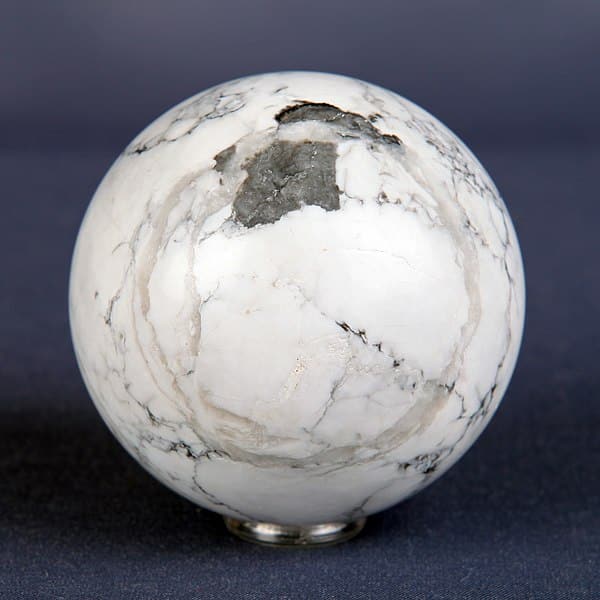 Howlite sphere